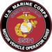 U.S.M.C. MOS 3531 Motor Vehicle Operator Chief Decal
