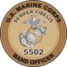 U.S.M.C. MOS 5502 Band Officer Decal