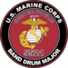 U.S.M.C. MOS 5521 Band Drum Major Decal