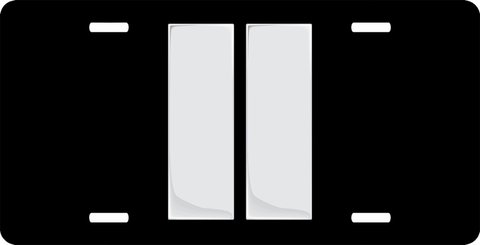 U.S.M.C. O-2 First Lieutenant Officers Rank License Plate