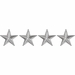 U.S.M.C. O-7 / O-10 GENERAL'S STARS RANK DECAL