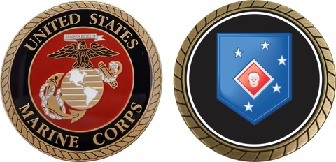 U.S.M.C. Raider Battalion Challenge Coin