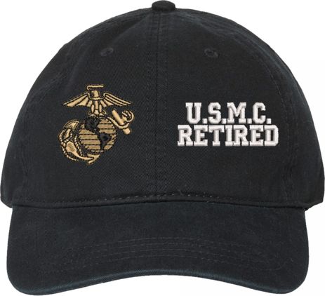 U.S.M.C. Retired Unstructured Dad Cap