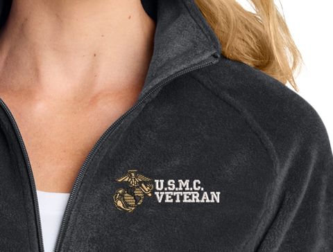 U.S.M.C. Veteran Women's Fleece Jacket