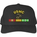 U.S.M.C. with Eagle Globe and Anchor and Vietnam Veteran Ribbons Custom Embroidered Cap