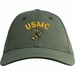 U.S.M.C. with Eagle Globe and Anchor Custom Embroidered Cap