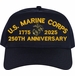 U.S. Marine Corps 250th Anniversary Embroidered Cap