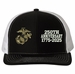 U.S. Marine Corps 250th Anniversary Split Design Embroidered Mesh-Back Cap