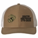 U.S. Marine Corps 250th Anniversary Split Design Embroidered Mesh-Back Cap