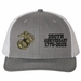 U.S. Marine Corps 250th Anniversary Split Design Embroidered Mesh-Back Cap