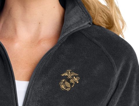 U.S. Marine Corps Eagle, Globe, and Anchor (EGA) Women's Fleece Jacket
