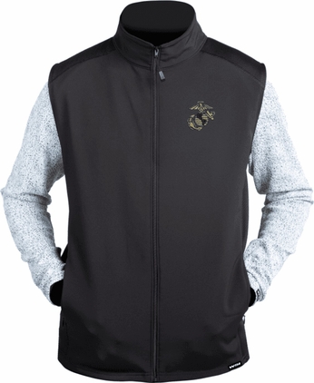 U.S. Marine Corps Eagle, Globe, and Anchor Large Black Thermal Vest
