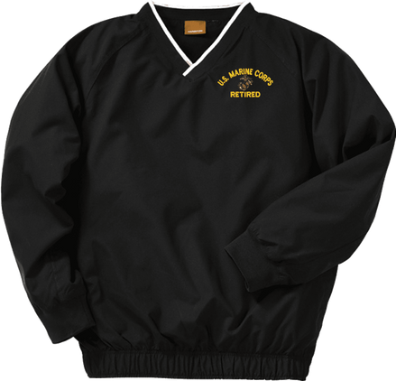 U.S. Marine Corps Eagle Globe and Anchor (EGA) Retired Harriton Windshirt
