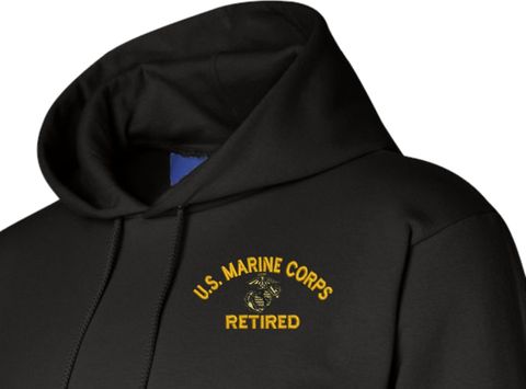 U.S. Marine Corps Eagle Globe and Anchor (EGA) Retired Hoodie