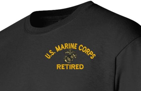U.S. Marine Corps Eagle Globe and Anchor Retired T-Shirt