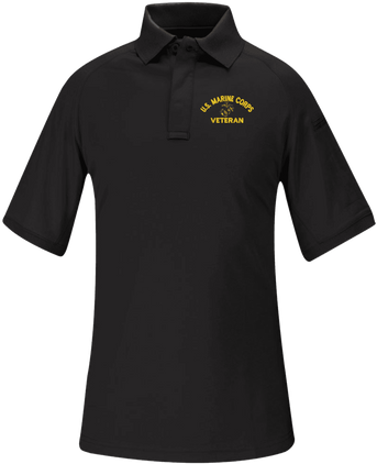 U.S. Marine Corps Eagle Globe and Anchor (EGA) Veteran Propper Snag Free Polo
