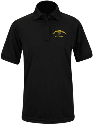 U.S. Marine Corps Eagle Globe and Anchor (EGA) Veteran Propper Women's Snag Free Polo