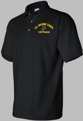 U.S. Marine Corps Eagle Globe and Anchor (EGA) Vietnam Polo
