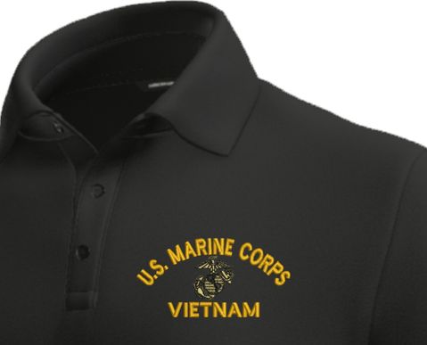 U.S. Marine Corps Eagle Globe and Anchor (EGA) Vietnam Polo