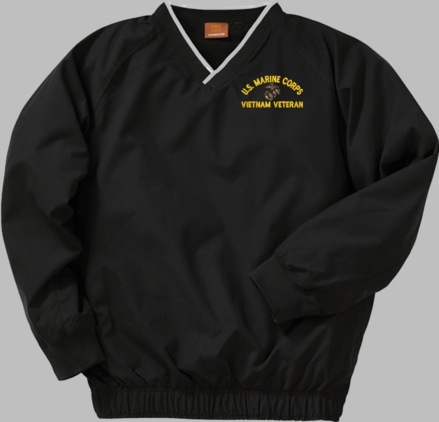 U.S. Marine Corps Eagle Globe and Anchor (EGA) Vietnam Veteran Harriton Windshirt