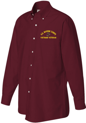 U.S. Marine Corps Eagle Globe and Anchor Vietnam Veteran Oxford Shirt
