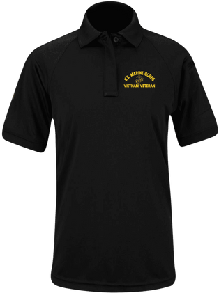 U.S. Marine Corps Eagle Globe and Anchor (EGA) Vietnam Veteran Propper Women's Snag Free Polo