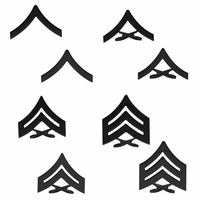 U.S. Marine Corps ENLISTED Rank Insignia Thumbnail Illustration