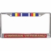 U.S. Marine Corps Global War on Terrorism Ribbon Woman Veteran License Plate Frame
