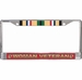 U.S. Marine Corps Gulf War Ribbon Woman Veteran License Plate Frame
