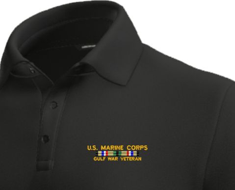 U.S. Marine Corps Gulf War Veteran Moisture Wicking Polo