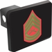 U.S. Marine Corps Gunnery Sergeant Green / Red Hitch Cover