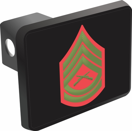 U.S. Marine Corps Gunnery Sergeant Green / Red Hitch Cover