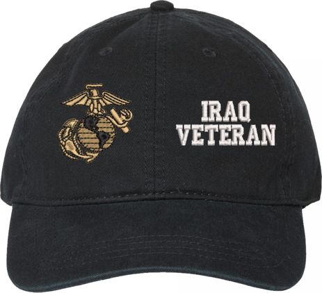 U.S. Marine Corps Iraq Veteran Unstructured Dad Cap
