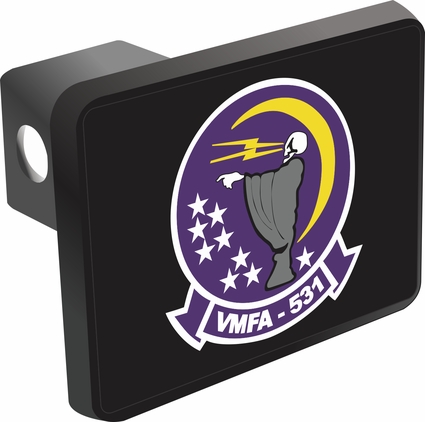 U.S. Marine Corps Marine Corps VMFA 531 Grey Ghosts Hitch Cover