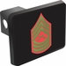 U.S. Marine Corps Master Sergeant Green / Red Hitch Cover