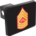 U.S. Marine Corps Master Sergeant Red / Gold Hitch Cover