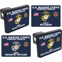 U.S. Marine Corps MOS Hitch Covers Thumbnail Illustration