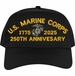 U.S. Marine Corps Officer 250th Anniversary Embroidered Cap