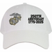 U.S. Marine Corps Officer 250th Anniversary Split Design Embroidered Cap