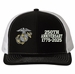 U.S. Marine Corps Officer 250th Anniversary Split Design Embroidered Mesh-Back Cap