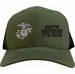 U.S. Marine Corps Officer 250th Anniversary Split Design Embroidered Mesh-Back Cap