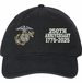 U.S. Marine Corps Officer 250th Anniversary Split Design Unstructured Dad Cap