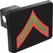 U.S. Marine Corps Private First Class Green / Red Hitch Cover