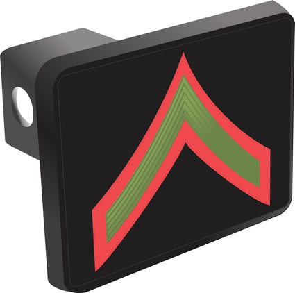 U.S. Marine Corps Private First Class Green / Red Hitch Cover