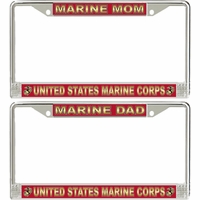 U.S. Marine Corps Proud Family License Plate Frames Thumbnail Illustration