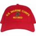 U.S. Marine Corps Retired Embroidered Cap