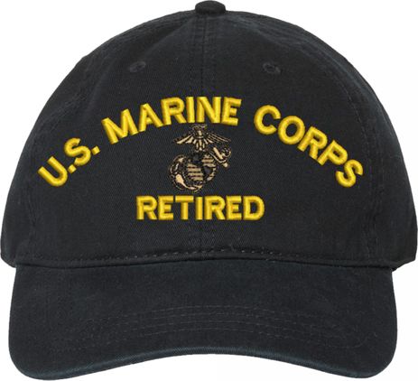 U.S. Marine Corps Retired Unstructured Dad Cap