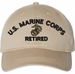 U.S. Marine Corps Retired Unstructured Dad Cap