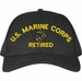 U.S. Marine Corps Retired with EGA Custom Embroidered Cap