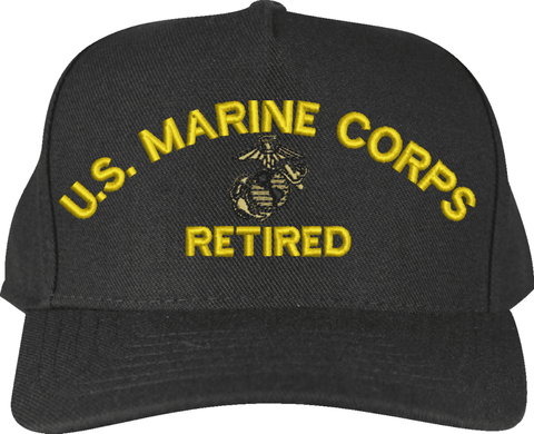 U.S. Marine Corps Retired with EGA Custom Embroidered Cap